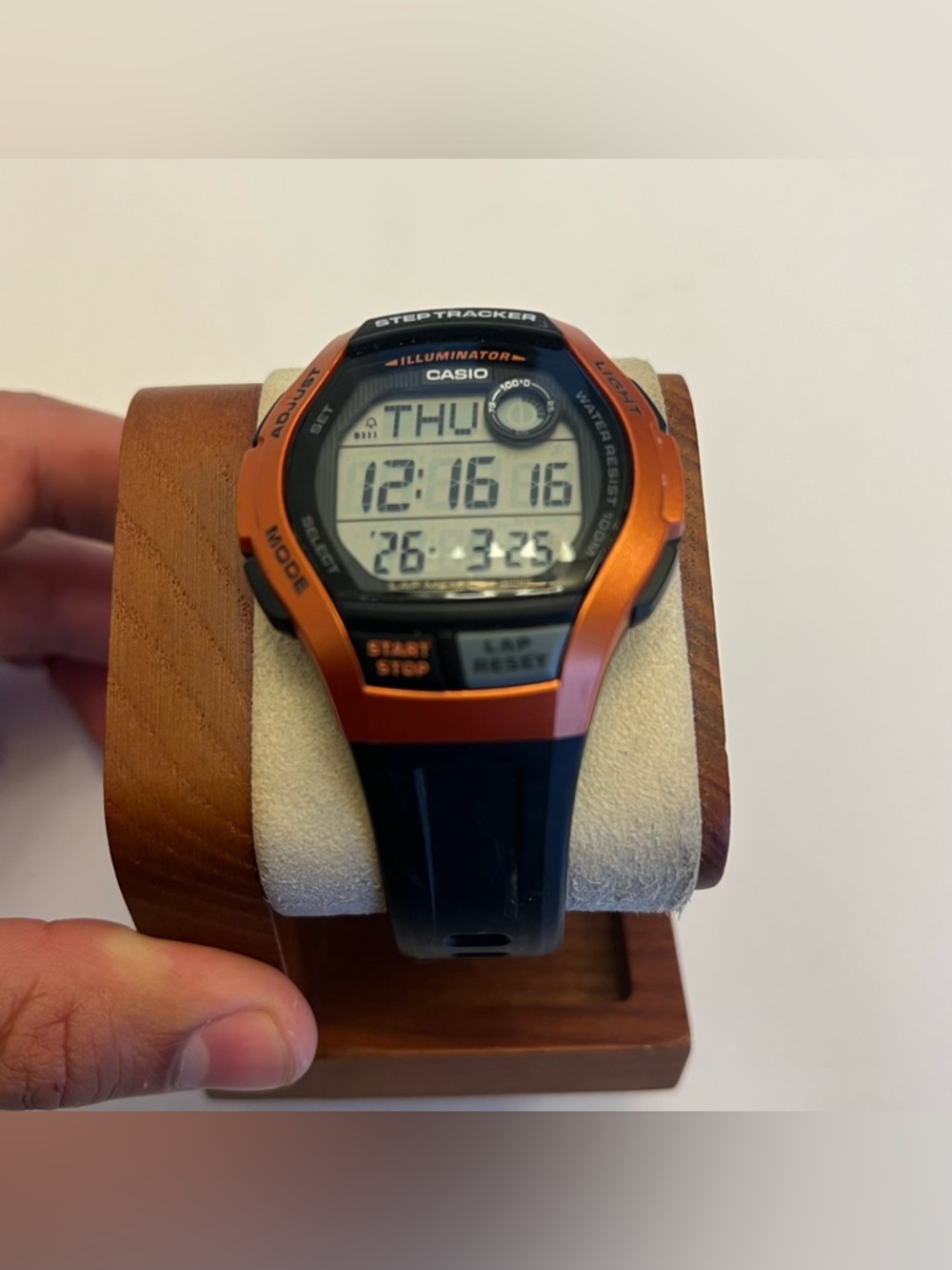 Casio Collection WS-2000H-4AJH Black/orange, Tested - Picture 6 of 7